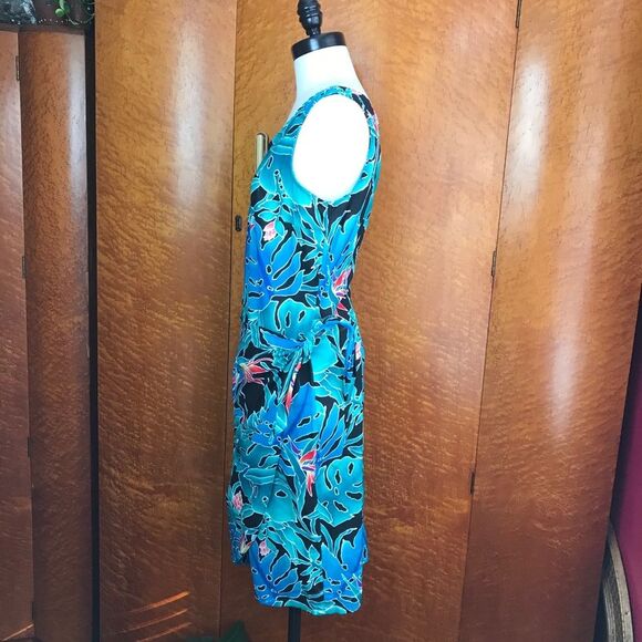 HILO HATTIE 80’s Vintage Pinup Sarong Sundress L - Picture 8 of 15